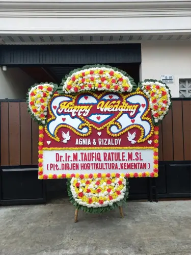 Papan Bunga Pernikahan pedurungan lor